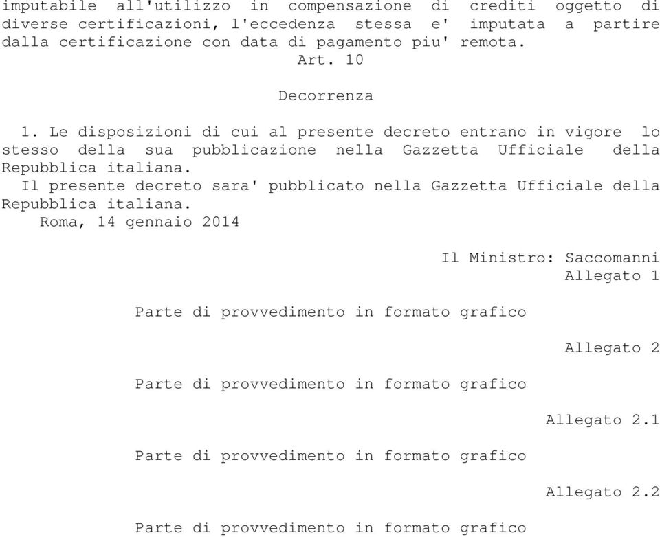 Il presente decreto sara' pubblicato nella Gazzetta Ufficiale della Repubblica italiana.