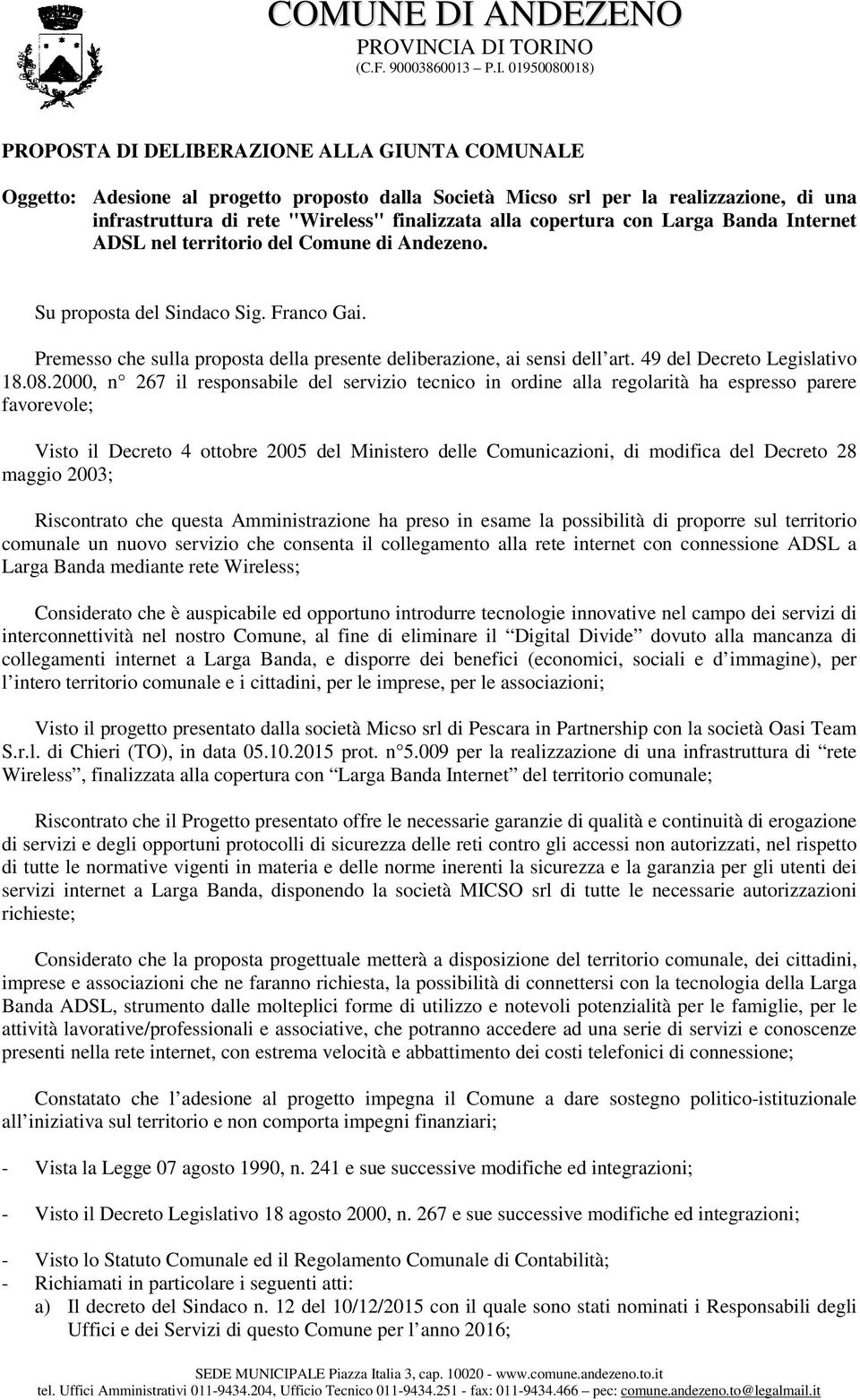 49 del Decreto Legislativo 18.08.