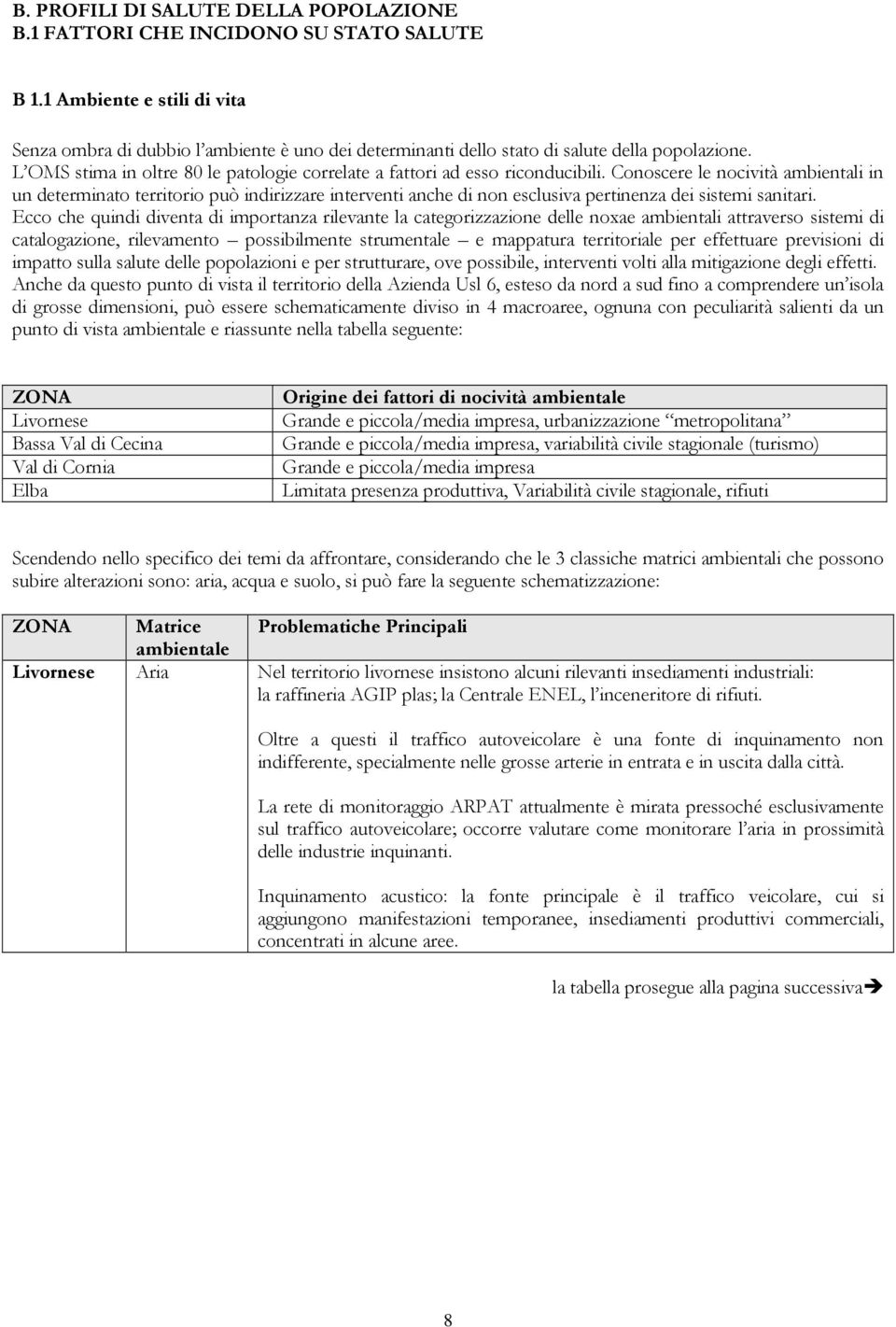 L OMS stima in oltre 80 le patologie correlate a fattori ad esso riconducibili.