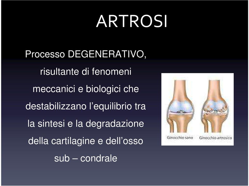 destabilizzano l equilibrio tra la sintesi e