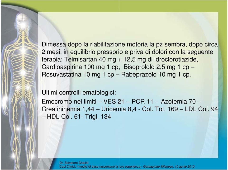 Bisoprololo 2,5 mg 1 cp Rosuvastatina 10 mg 1 cp Rabeprazolo 10 mg 1 cp.
