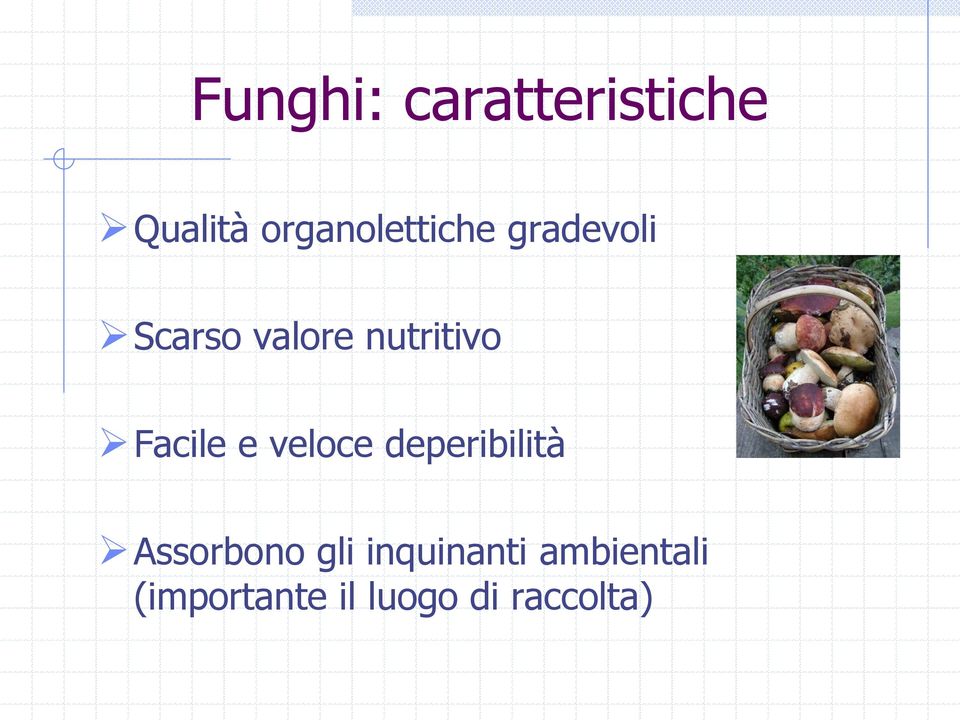 nutritivo Facile e veloce deperibilità