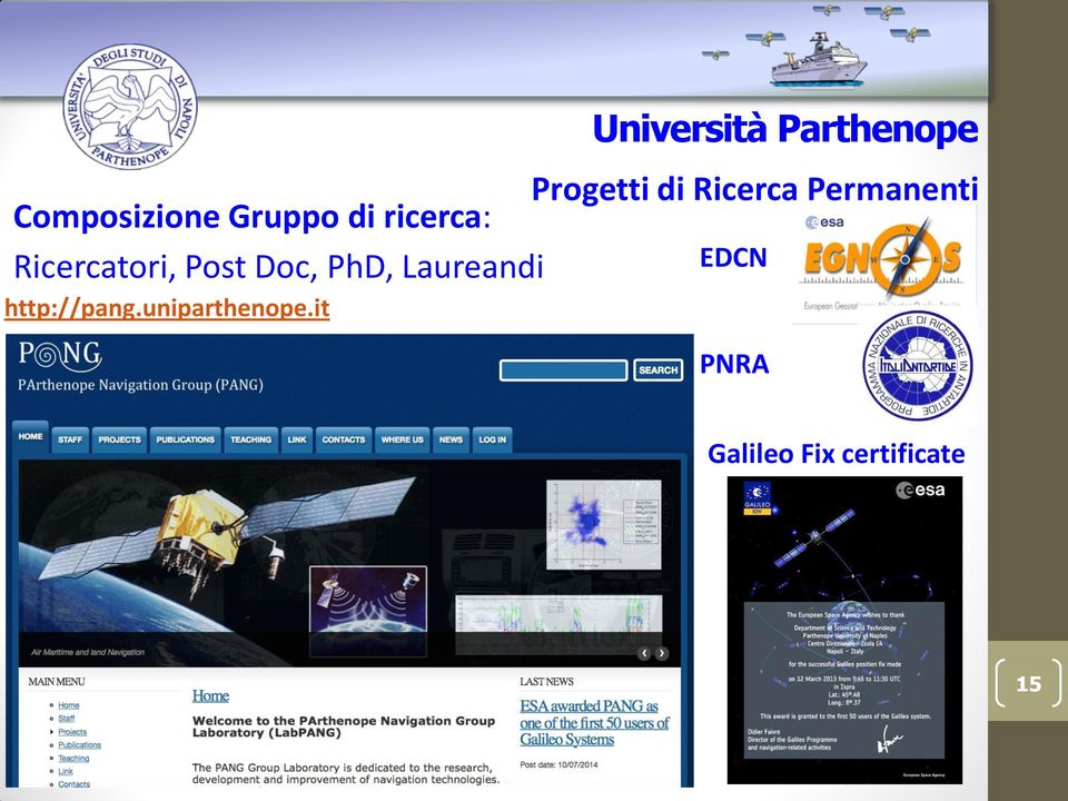 Ricercatori, Post Doc, PhD, Laureandi EDCN