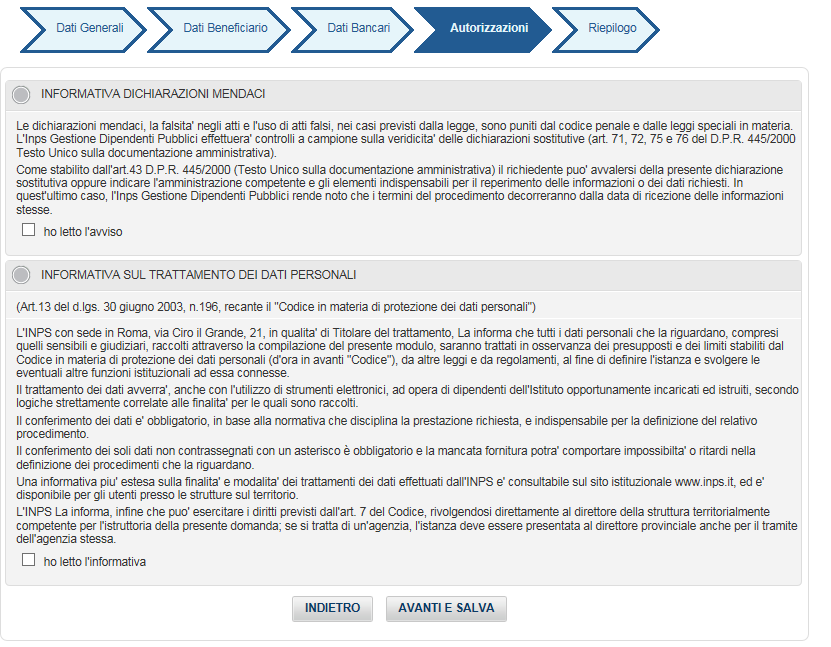 [cod.geco] Manuale utente: Attività Sociali- Domanda Bonus Cicogna Gestione Fondo IPOST Versione 1.