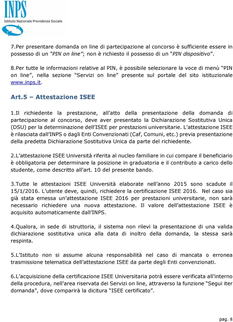 5 Attestazione ISEE 1.