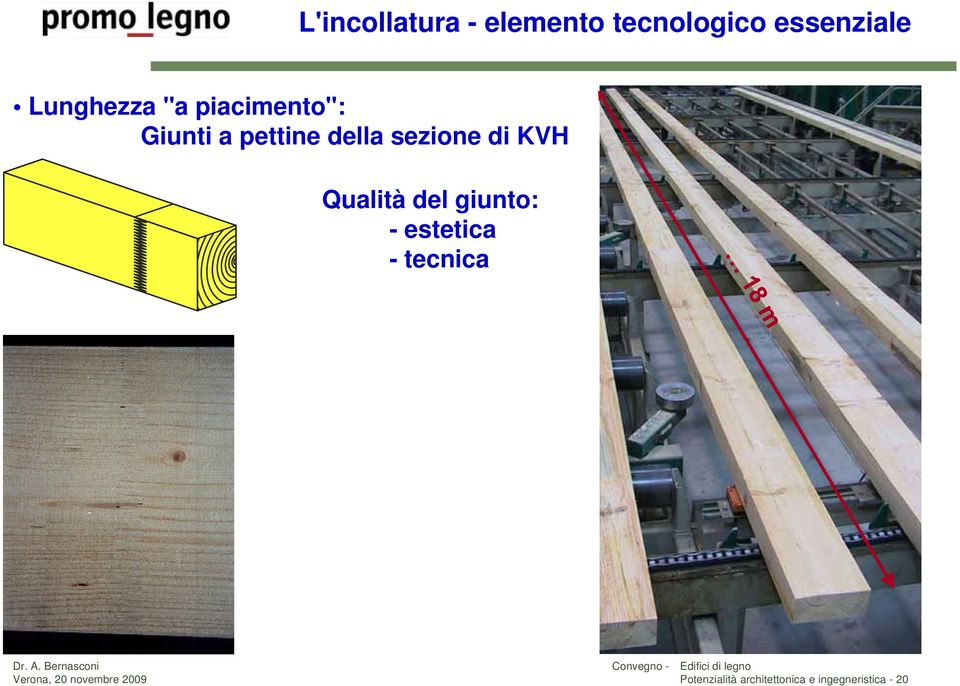 sezione di KVH Qualità del giunto: - estetica -