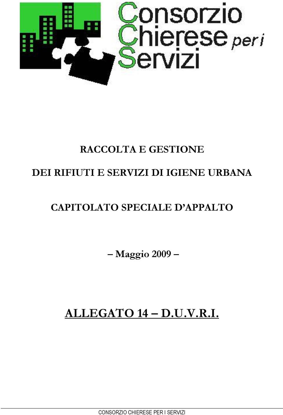 URBANA CAPITOLATO SPECIALE D