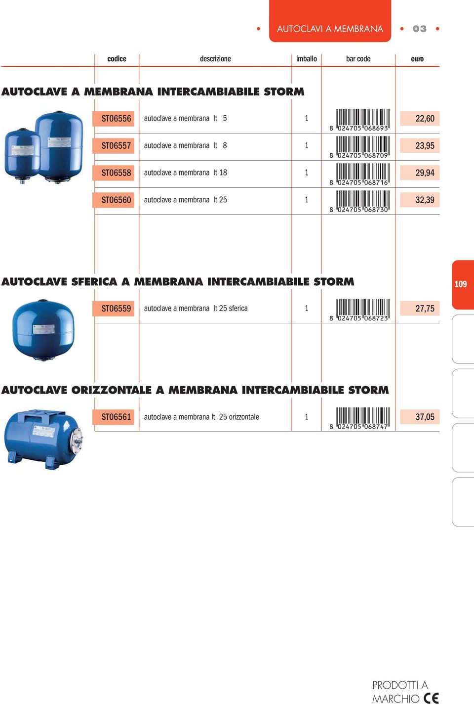 +!0C4A5-agihda! 22,60 23,95 29,94 32,39 AUTOCLAVE SFERICA A MEMBRANA INTERCAMBIABILE STORM ST06559 autoclave a membrana lt 25 sferica +!0C4A5-agihcd!