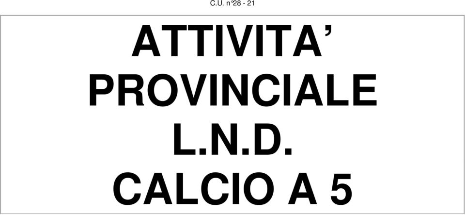 PROVINCIALE