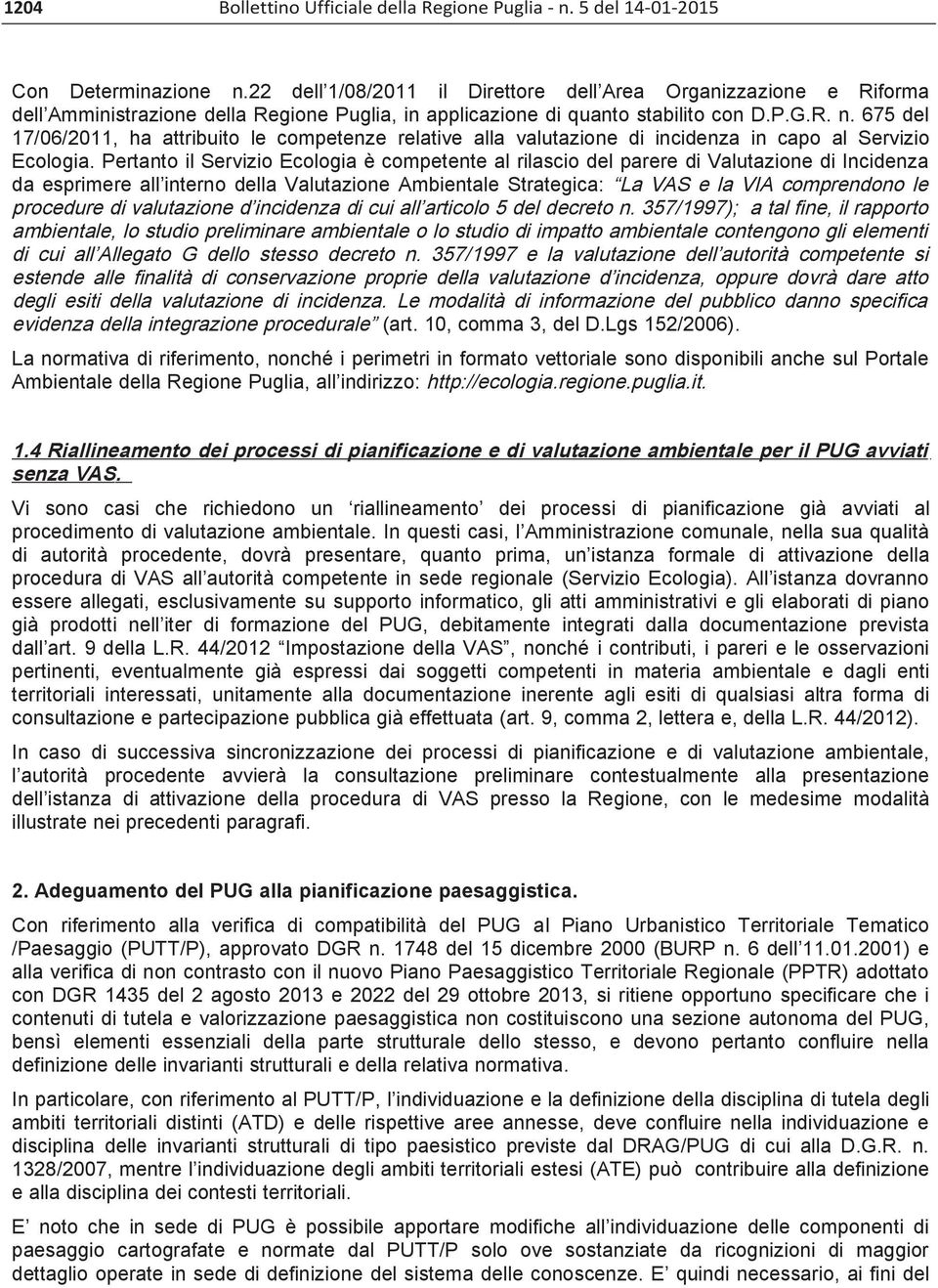 Regione Puglia n.