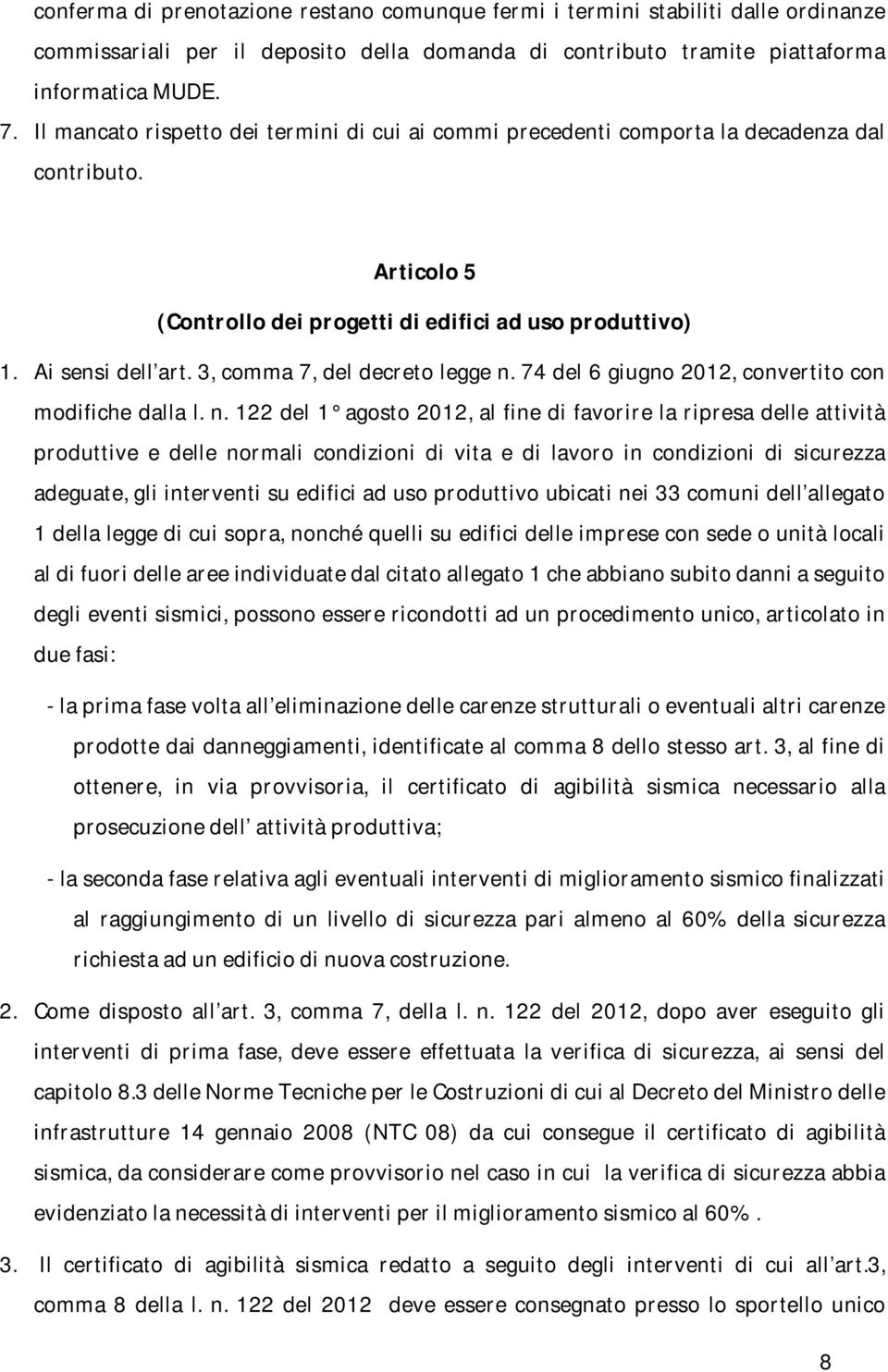 3, comma 7, del decreto legge n.