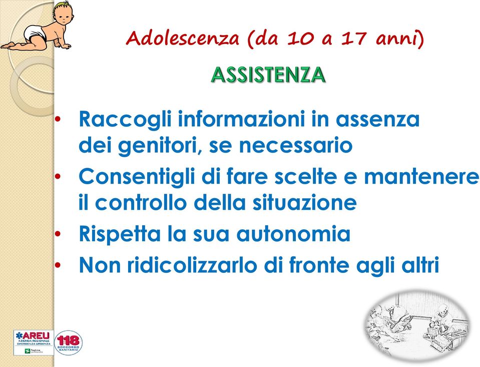 scelte e mantenere il controllo della situazione