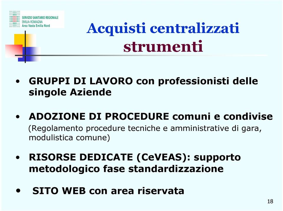 procedure tecniche e amministrative di gara, ( comune modulistica RISORSE