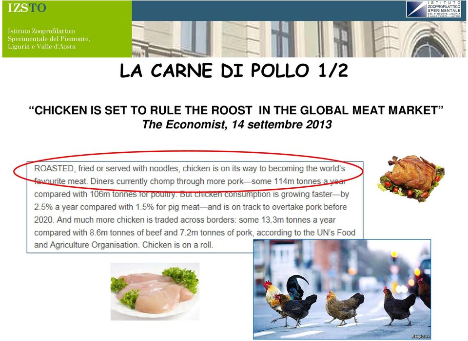 ROOST IN THE GLOBAL MEAT