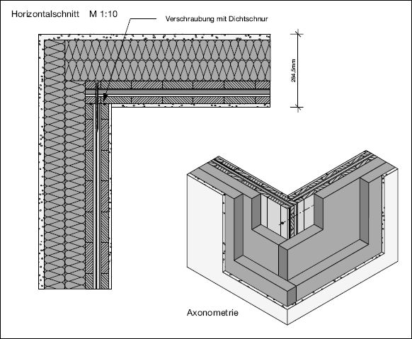 Fisica delle costruzioni E R M E T I C I T À A L L A R I A 04/2012 c) Giunto con parete I Giunto ad angolo: Procedendo a sigillare giunti orizzontali e verticali bisogna assicurarsi della continuità