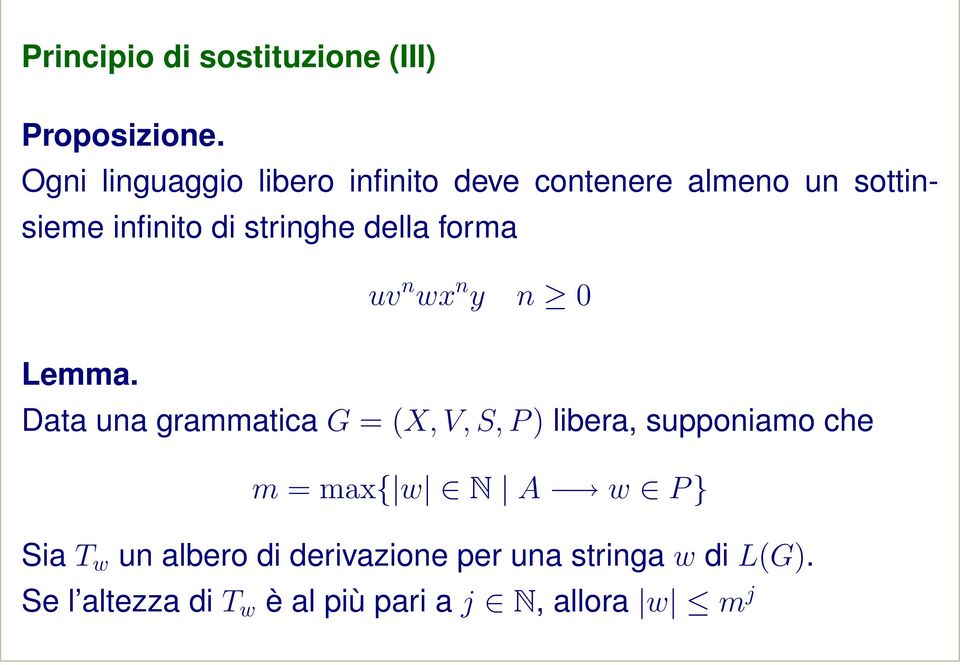 della forma uv n wx n y n 0 Lemma.