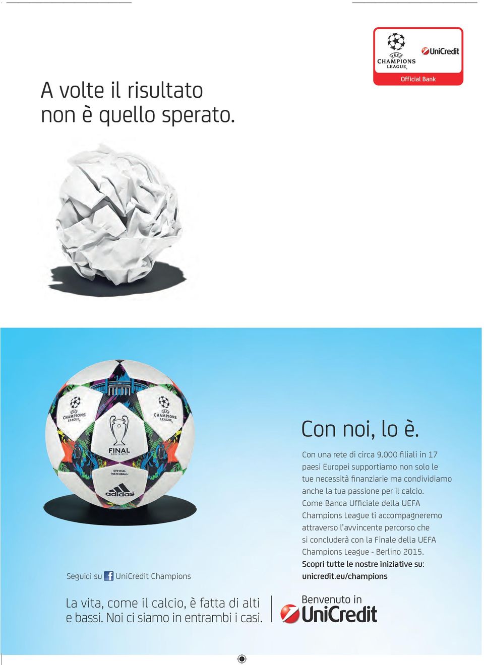 per il calcio.