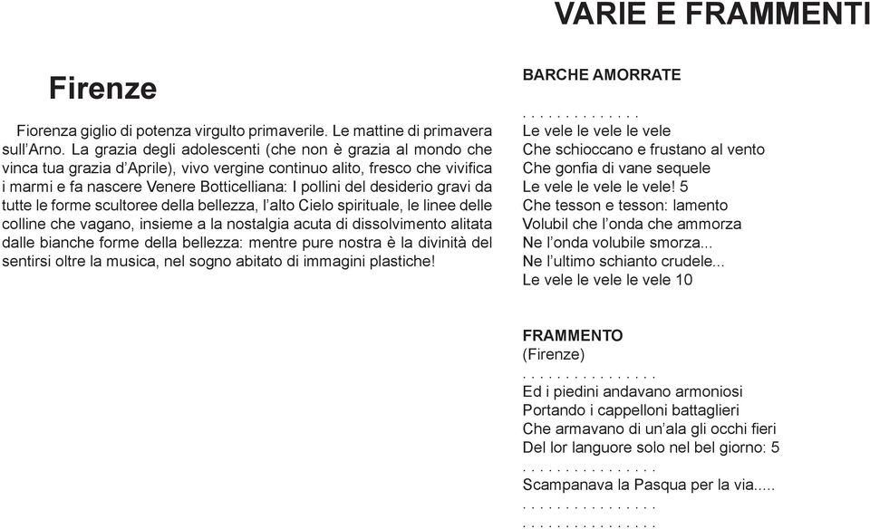 desiderio gravi da tutte le forme scultoree della bellezza, l alto Cielo spirituale, le linee delle colline che vagano, insieme a la nostalgia acuta di dissolvimento alitata dalle bianche forme della