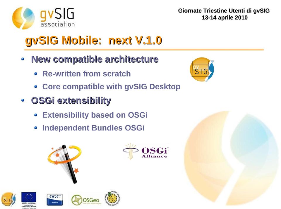 scratch Core compatible with gvsig Desktop