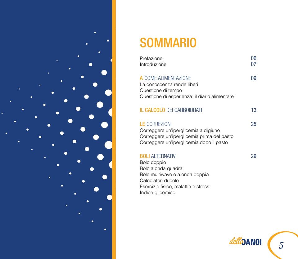 Correggere un iperglicemia prima del pasto Correggere un iperglicemia dopo il pasto BOLI ALTERNATIVI 29 Bolo doppio Bolo