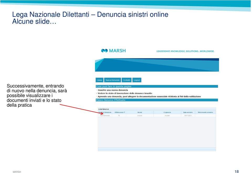 possibile visualizzare i