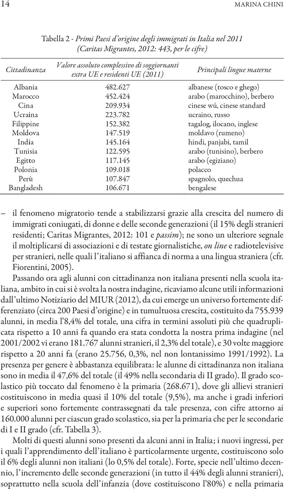 associazioni e di testate giornalistiche, on line e radiotelevisive per stranieri, nelle quali l italiano si affianca di norma a una lingua straniera (cfr. Fiorentini, 2005).