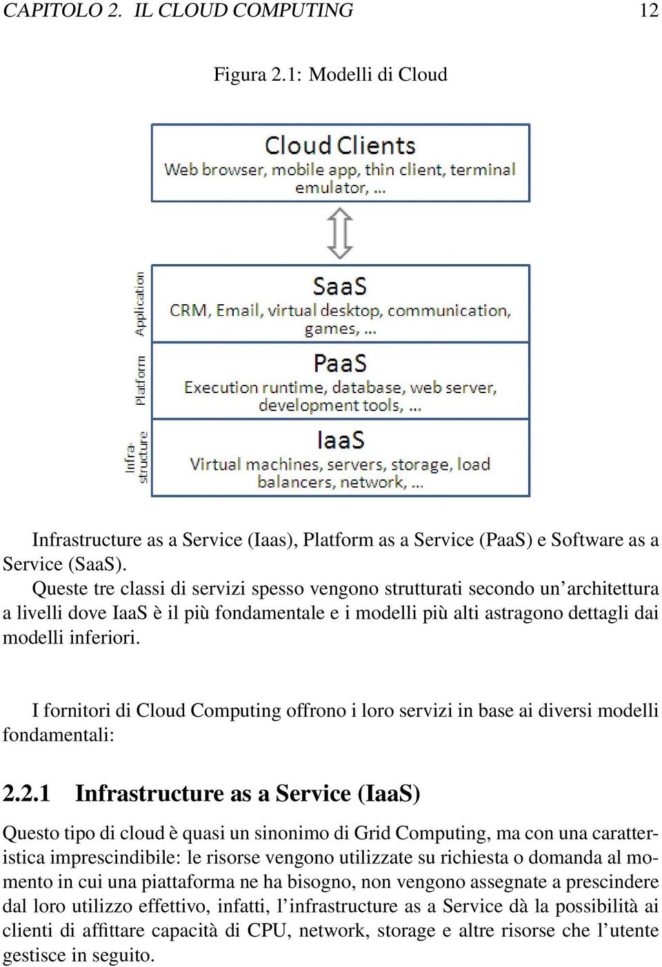 I fornitori di Cloud Computing offrono i loro servizi in base ai diversi modelli fondamentali: 2.