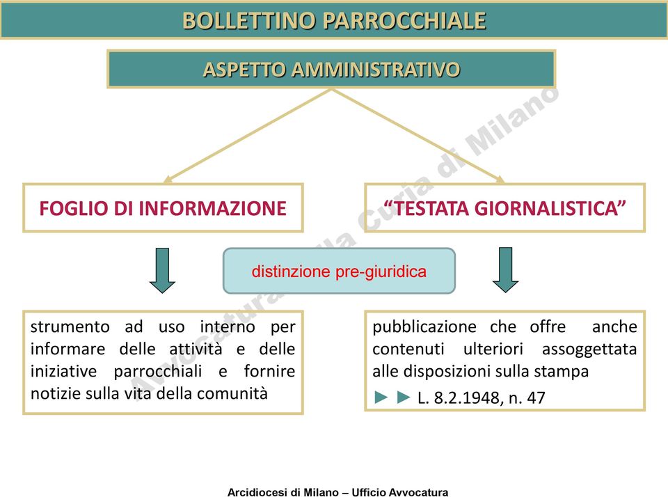 attività e delle iniziative parrocchiali e fornire notizie sulla vita della comunità