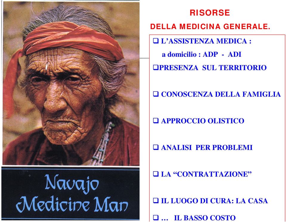 SUL TERRITORIO CONOSCENZA DELLA FAMIGLIA APPROCCIO