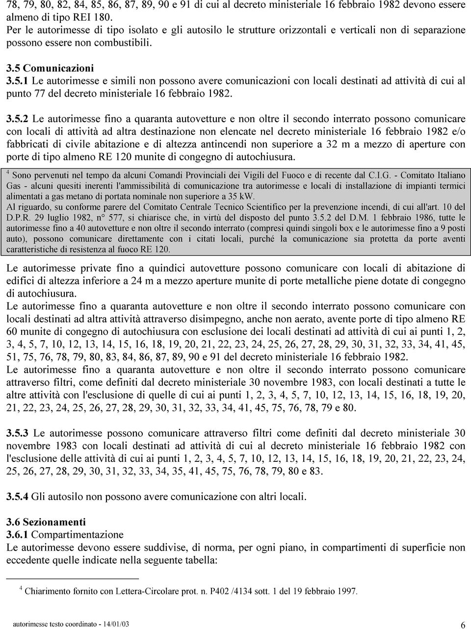 Comunicazioni 3.5.