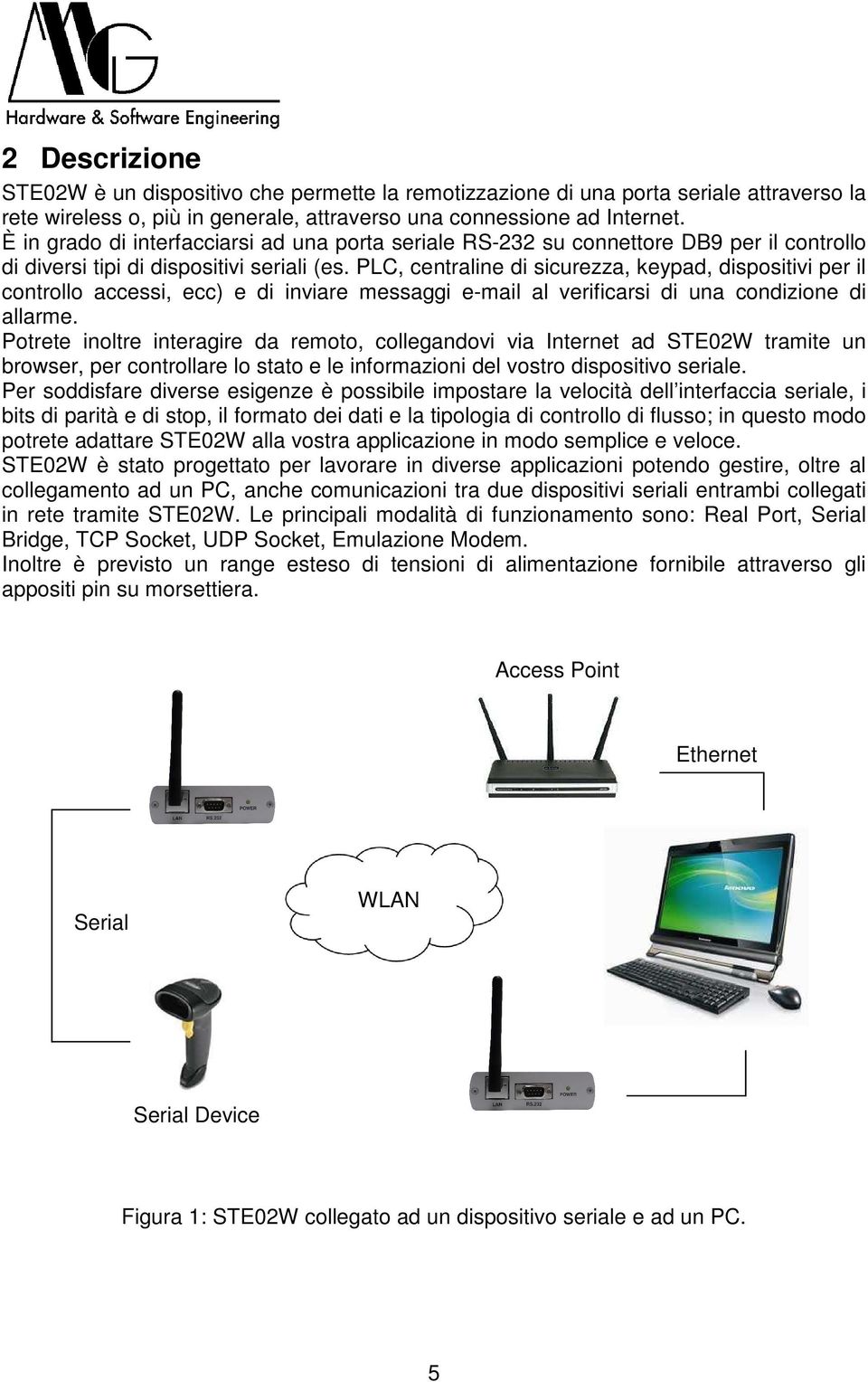 PLC, centraline di sicurezza, keypad, dispositivi per il controllo accessi, ecc) e di inviare messaggi e-mail al verificarsi di una condizione di allarme.