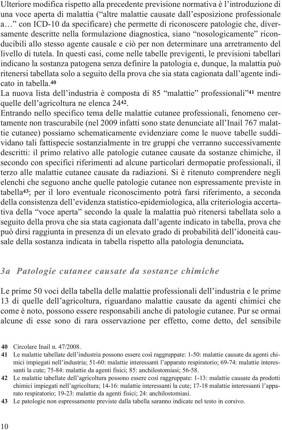 arretramento del livello di tutela.