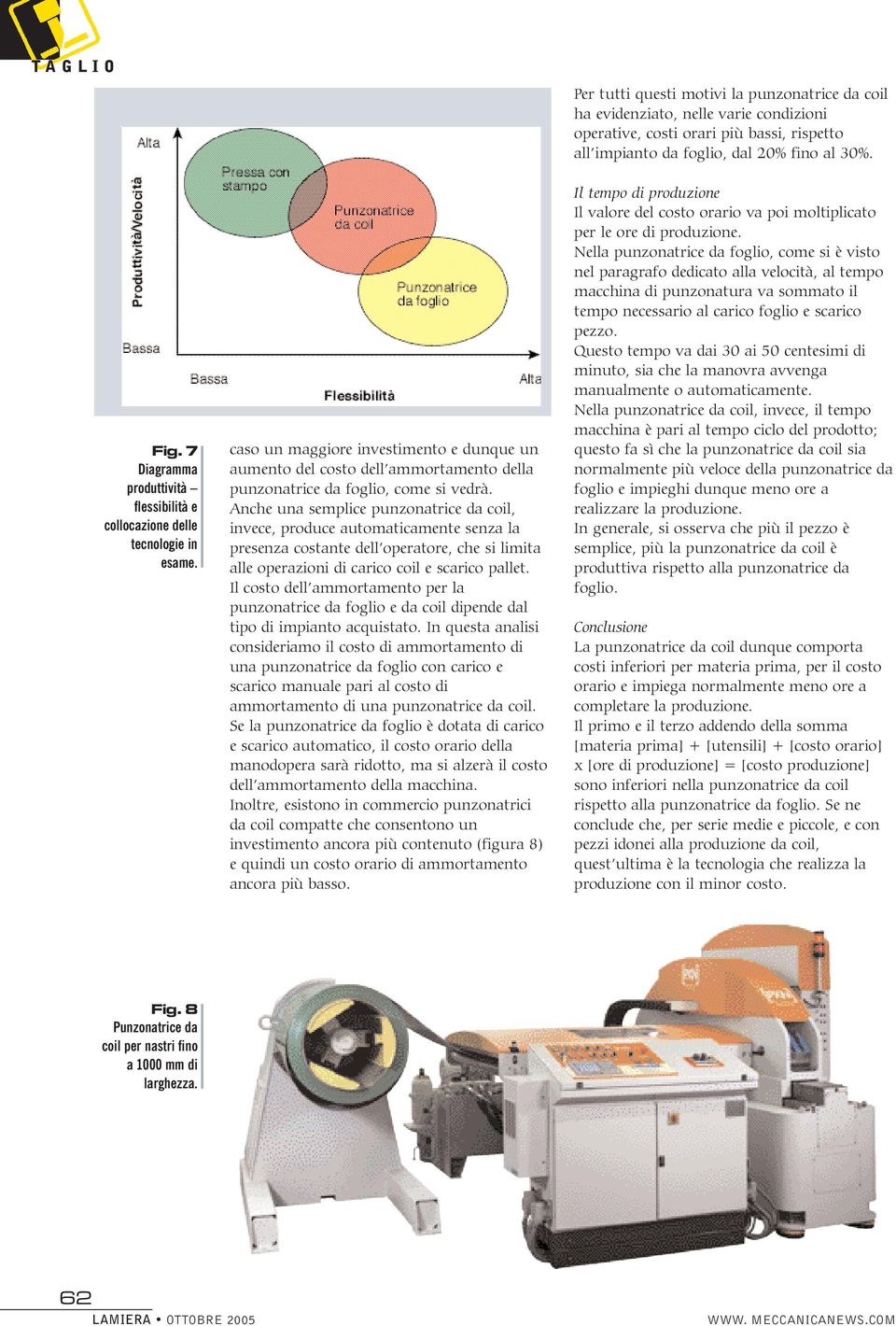 Anche una semplice punzonatrice da coil, invece, produce automaticamente senza la presenza costante dell operatore, che si limita alle operazioni di carico coil e scarico pallet.