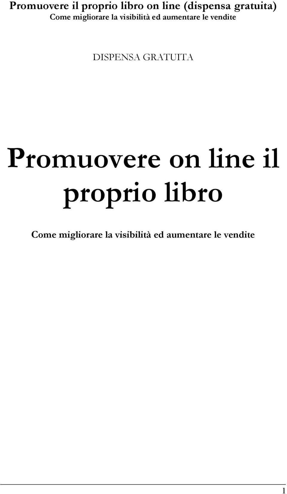 Promuovere on