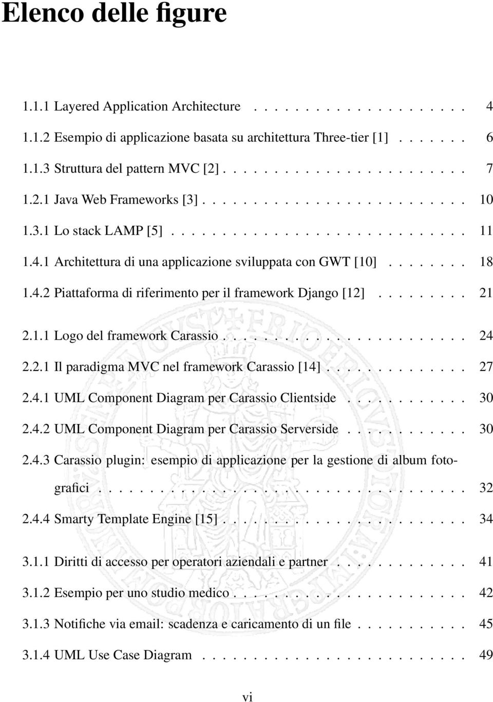 ........ 21 2.1.1 Logo del framework Carassio........................ 24 2.2.1 Il paradigma MVC nel framework Carassio [14].............. 27 2.4.1 UML Component Diagram per Carassio Clientside............ 30 2.