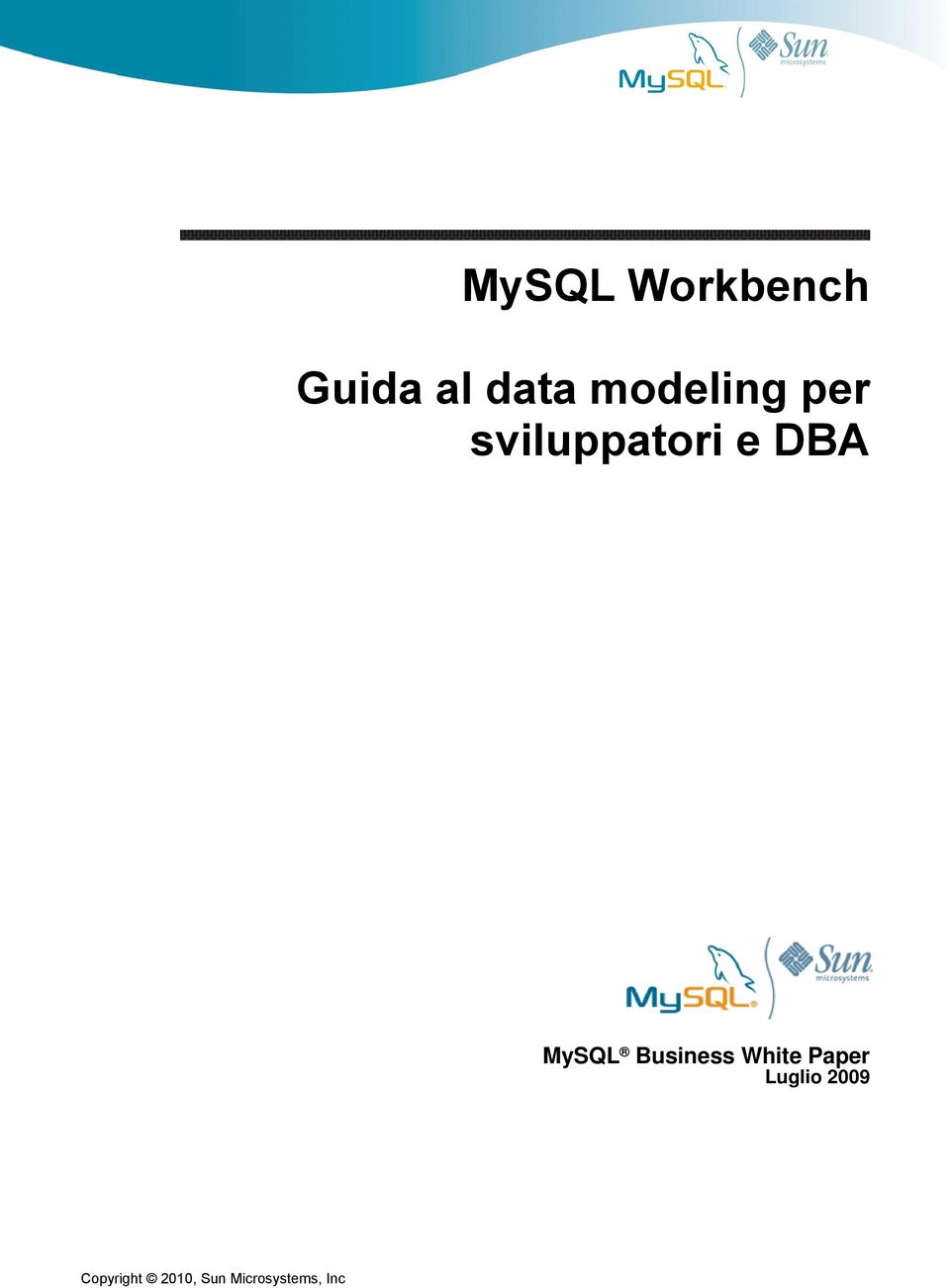 MySQL Business White Paper Luglio