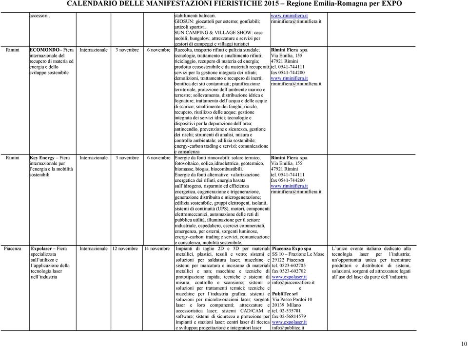 sull utilizzo e l applicazione della tecnologia laser nell industria stabilimenti balneari. GIOSUN: giocattoli per esterno; gonfiabili; articoli sportivi.