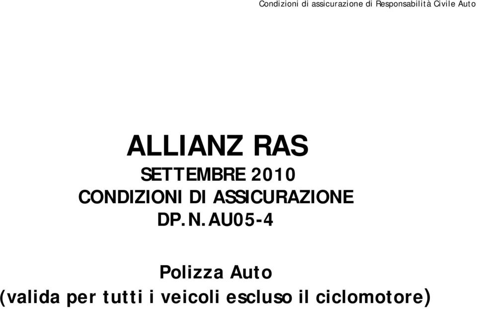 DP.N.AU05-4 Polizza Auto (valida