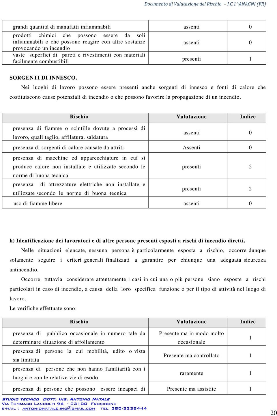 Nei luoghi di lavoro possono essere presenti anche sorgenti di innesco e fonti di calore che costituiscono cause potenziali di incendio o che possono favorire la propagazione di un incendio.