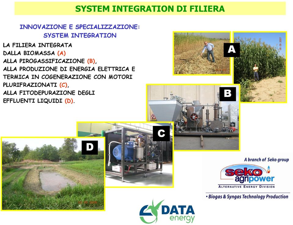 (B), ALLA PRODUZIONE DI ENERGIA ELETTRICA E TERMICA IN COGENERAZIONE CON