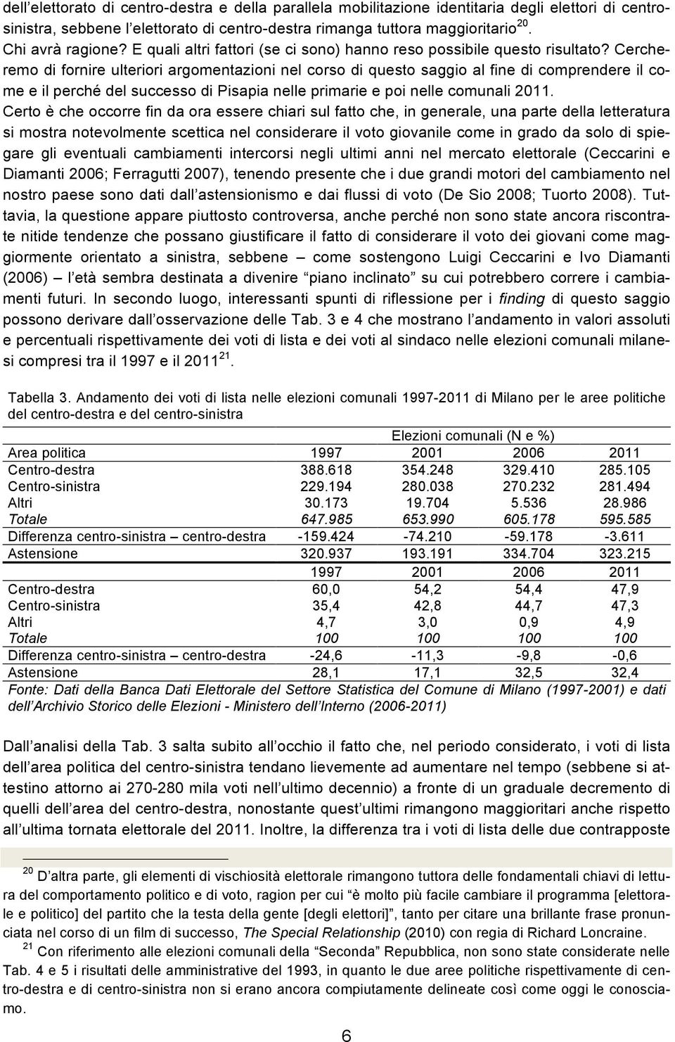 Cercheremo di fornire ulteriori argomentazioni nel corso di questo saggio al fine di comprendere il come e il perché del successo di Pisapia nelle primarie e poi nelle comunali 2011.