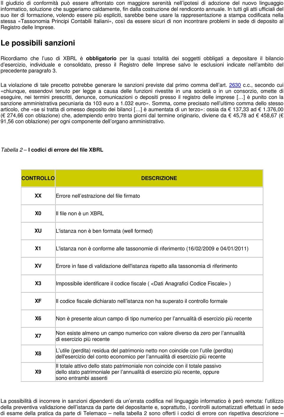 In tutti gli atti ufficiali del suo iter di formazione, volendo essere più espliciti, sarebbe bene usare la rappresentazione a stampa codificata nella stessa «Tassonomia Principi Contabili Italiani»,