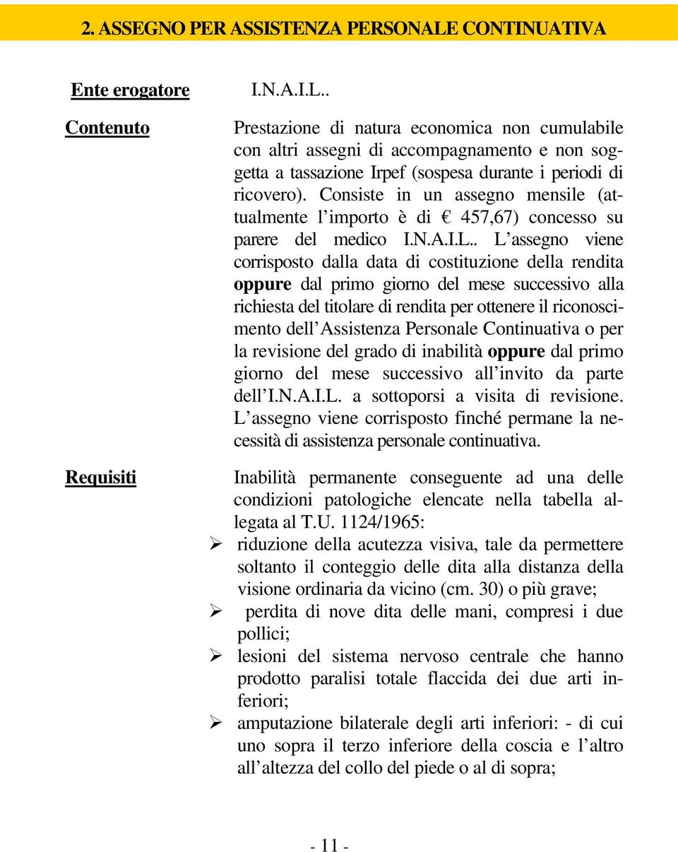 . L assegno viene corrisposto dalla data di costituzione della rendita oppure dal primo giorno del mese successivo alla richiesta del titolare di rendita per ottenere il riconoscimento dell