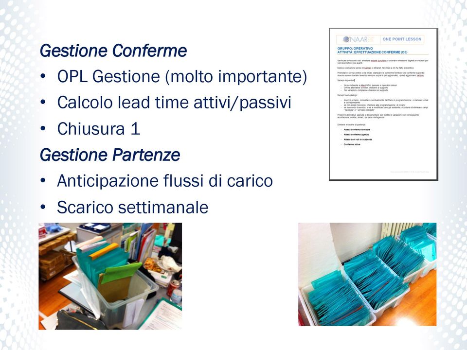 attivi/passivi Chiusura 1 Gestione