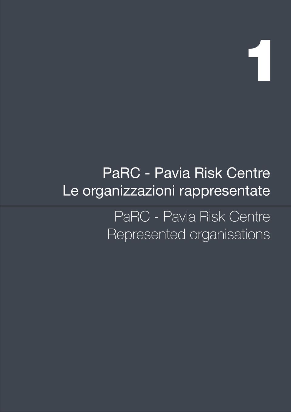 rappresentate PaRC - Pavia