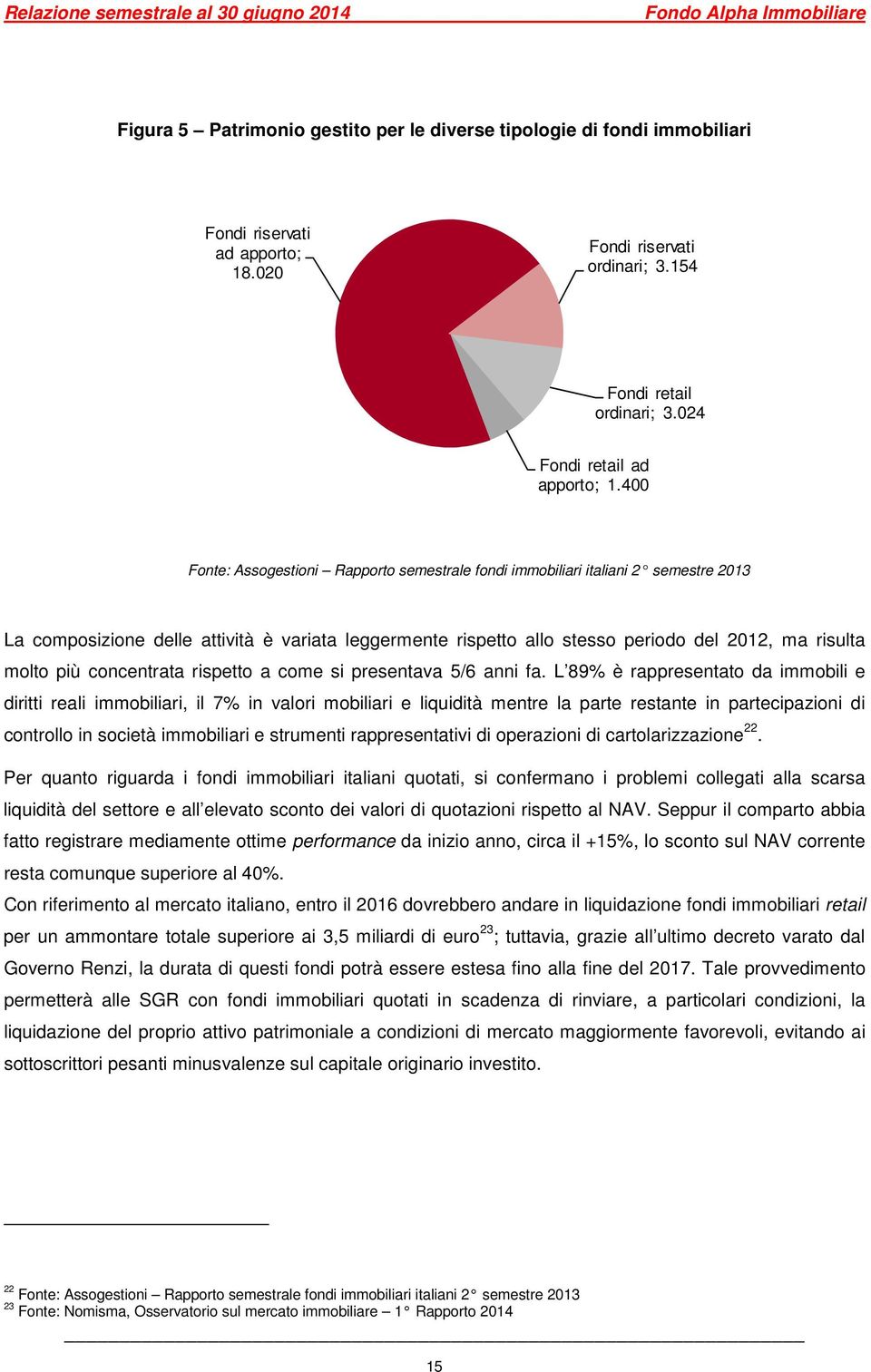 concentrata rispetto a come si presentava 5/6 anni fa.