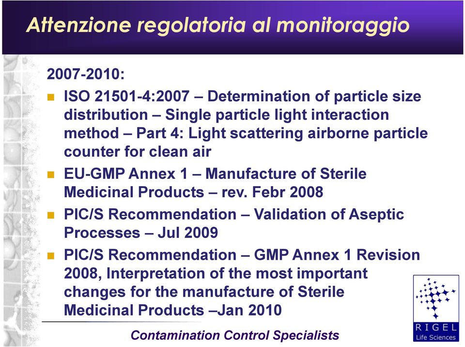 of Sterile Medicinal Products rev.