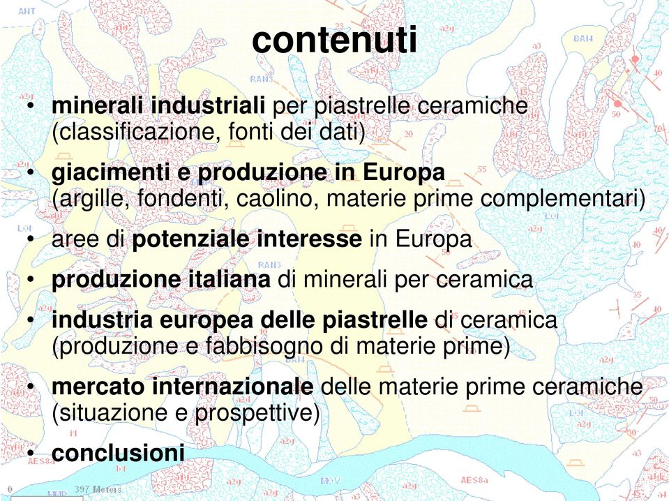 Europa produzione italiana di minerali per ceramica industria europea delle piastrelle di ceramica (produzione