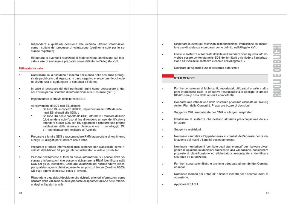 Controllare se la sostanza è inserita nell elenco delle sostanze preregistrate pubblicato dall Agenzia. In caso negativo e se pertinente, chiedere all Agenzia di aggiungere la sostanza all elenco.