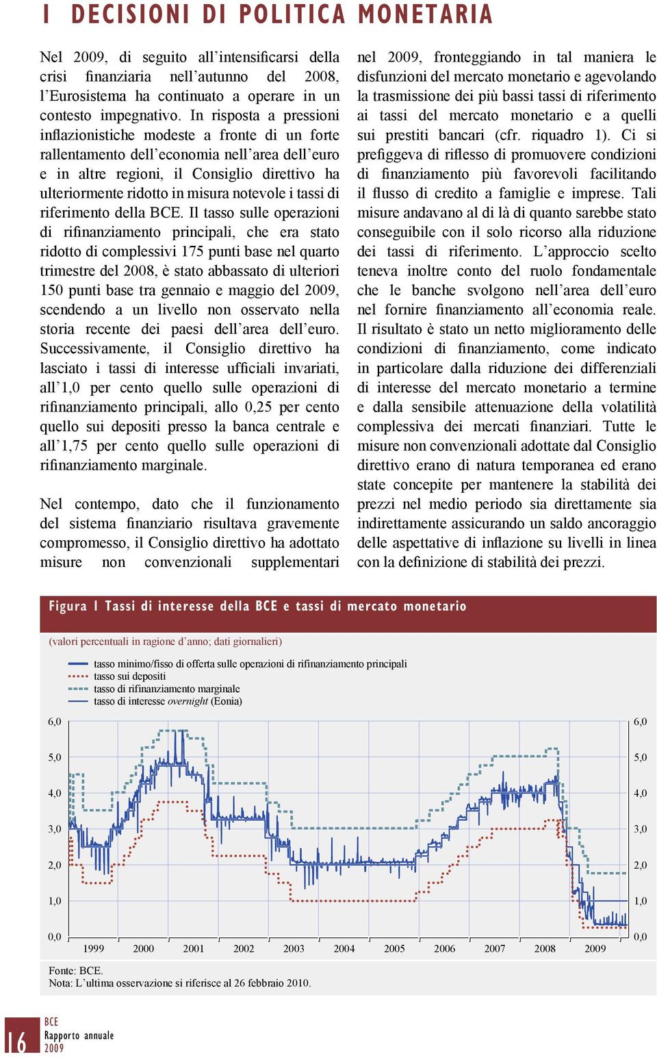 notevole i tassi di riferimento della BCE.